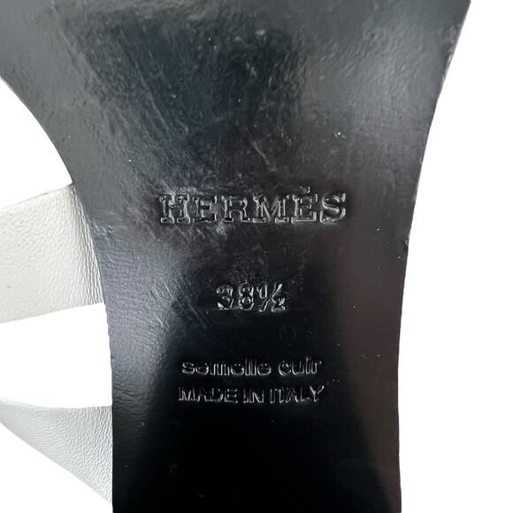 Hermes Grace Leather Mules - Picture 7 of 8